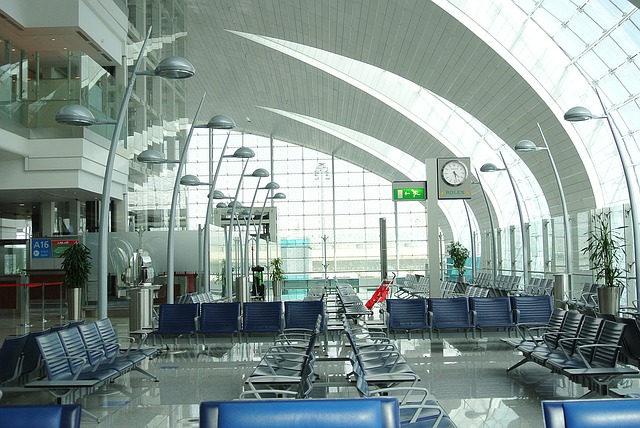 empty airport terminal during the day